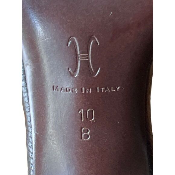 Cole Haan Black Suede Peep Toe Heels Womens Size 10 Good Condition! - Picture 10 of 10